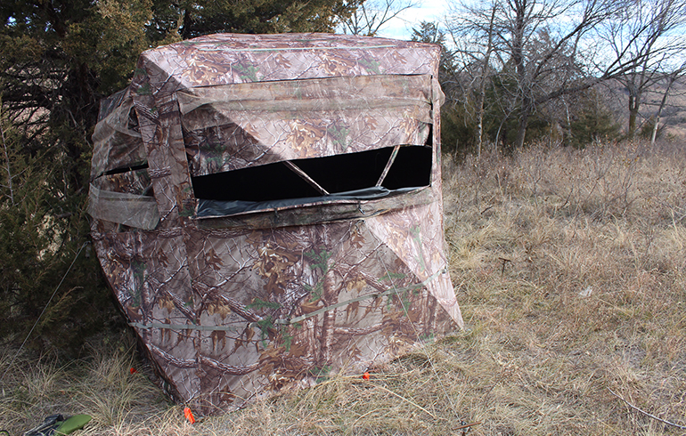 How to Winterize Ground Blinds for the Late Season