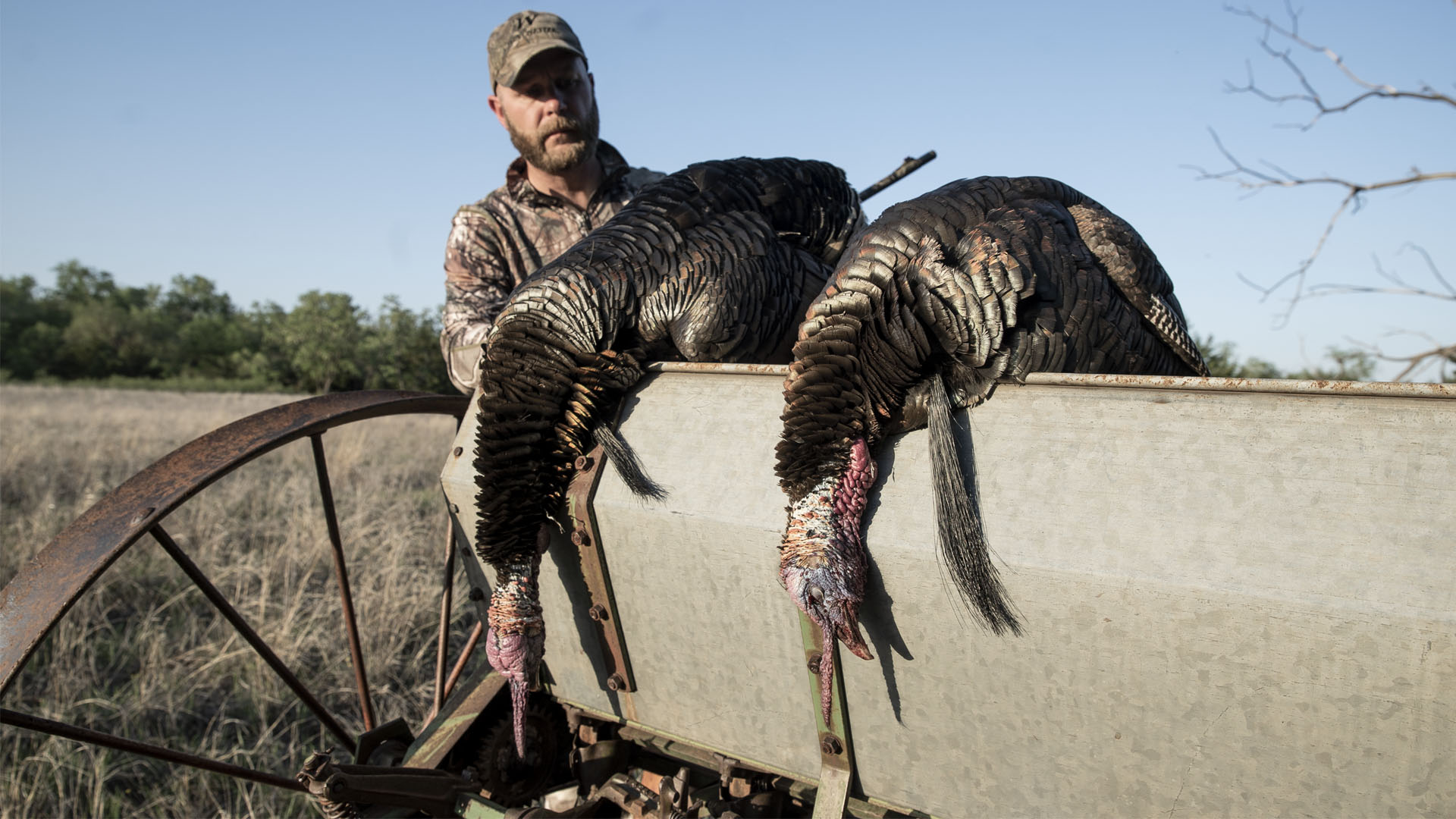 Paul Sawyer Tags Two Huge Gobblers in Midwest