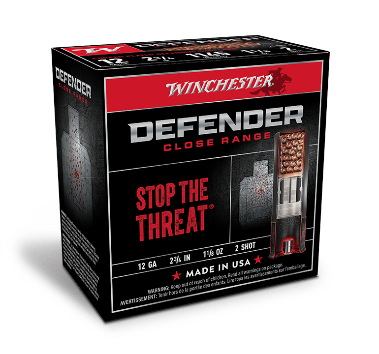 Winchester Defender Close Range 12 Gauge #2 Shotshell